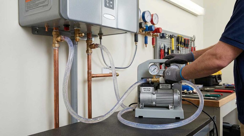 رسوب زدایی و سرویس آبگرمکن بوتان و ایران رادیاتور در بوشهر