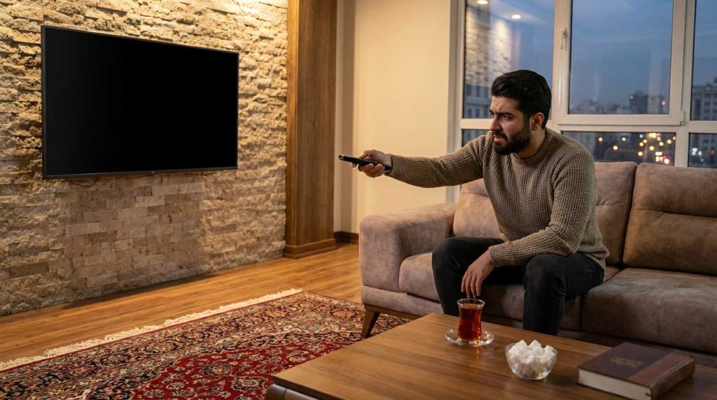 چرا تلویزیون روشن نمیشود