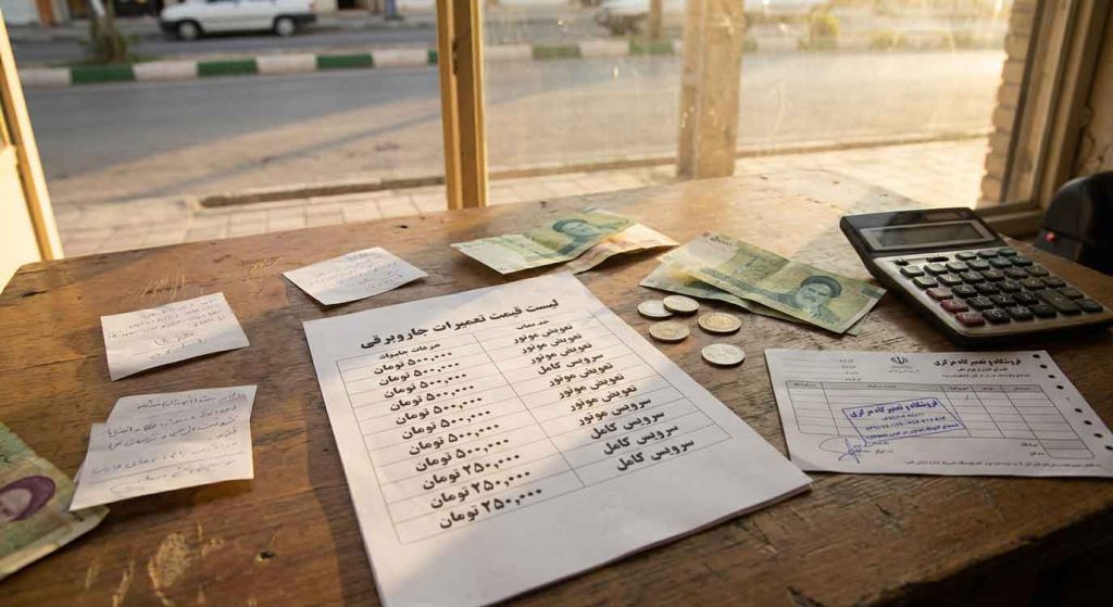 لیست قیمت خدمات تعمیر جاروبرقی در بوشهر با تومان ایران